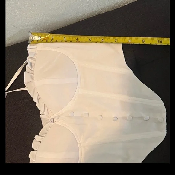 #1042+ White Bustier Top - Picture 4 of 10